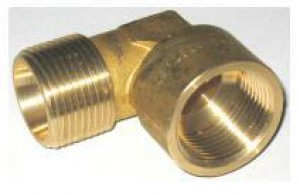 2503 Screwed Brass Elbows 15mm (1/2”) MI X 15mm (1/2”) FI 