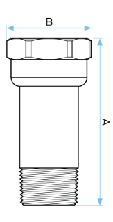 DCX02 (7186) Mini Dual Check Valve Dimensions